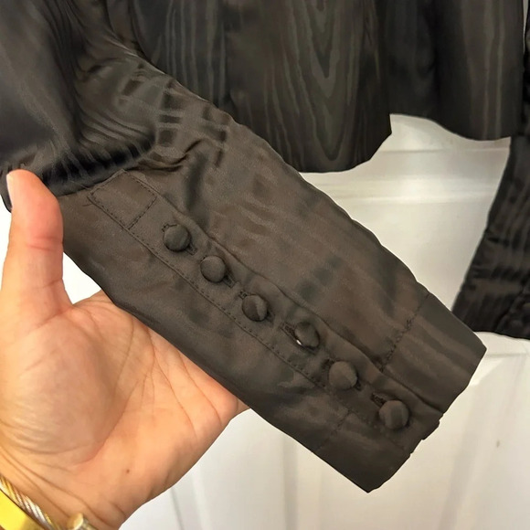 ! Rotate Birger Christensen A/S Kimi Ruched Jacquard Puff-Sleeve Top sz 0 - Picture 10 of 10